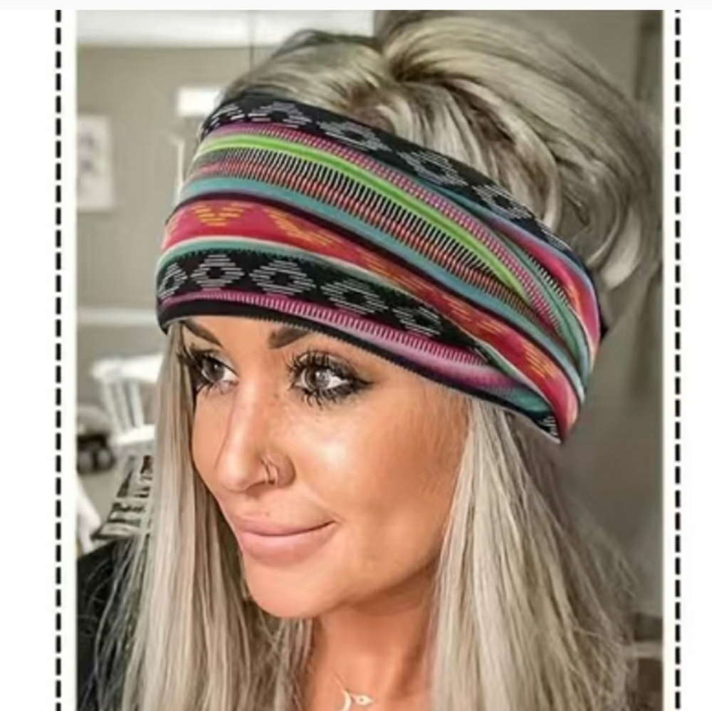 Colorful Bohemian Headband, NWOT